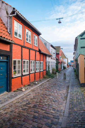 old houses in Helsingor Denmark