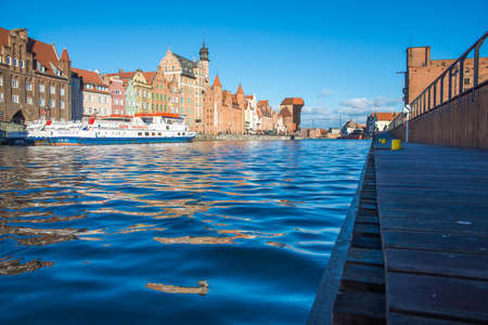 GDANSK, POLAND - 4 JANUARY, 2015: The beautiful architecture of the old town. 4 January 2015,...
