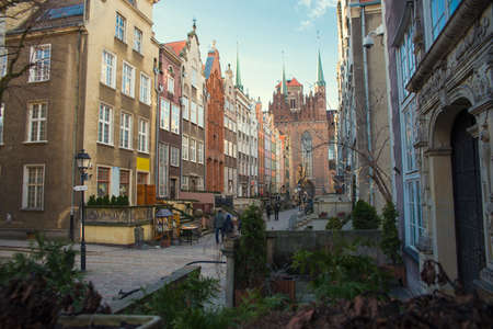 beautiful old streets of Gdansk
