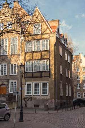 beautiful old streets of Gdansk
