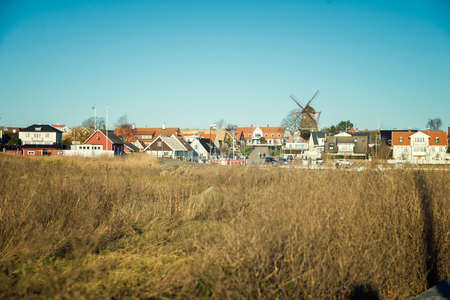 A small town by the sea in Sweden