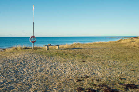 beautiful landscape with a sea viewの写真素材