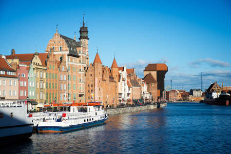 Gdansk old town architecture by day