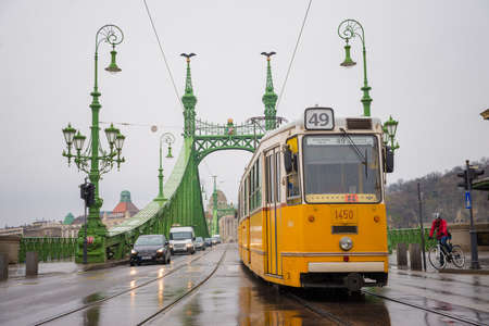 BUDAPEST, HUNGARY - MARCH 13, 2015: St. Stephen's Basilica is a Roman Catholic basilica in Budapest, Hungary. March 13, 2015. Budapest, Hungaryのeditorial素材