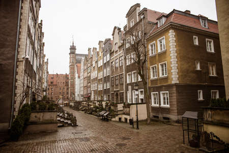 beautiful old streets of Gdansk