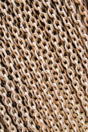 rusty old iron chain great as a background