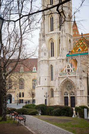 Matthias Church  is a Roman Catholic church located in Budapestの写真素材