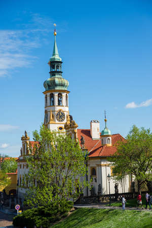 Church Loretta in Prague spring