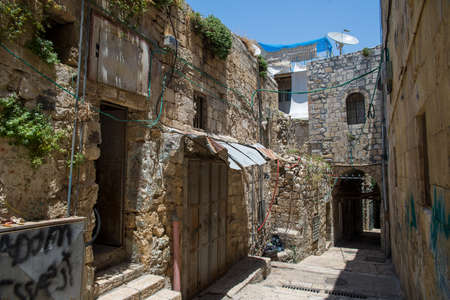 the streets of the old city of Jerusalem