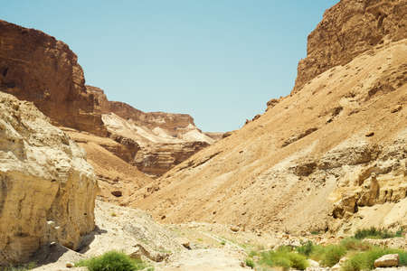 Mountain views in Israel, Masadaの写真素材