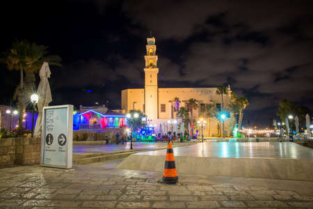 TEL AVIV, ISRAEL - JUNE 4, 2015: Jaffa  also called Japho, is the southern, oldest part of Tel Aviv-Jaffa, an ancient port city in Israel. June 4, 2015. Tel Aviv, Israel.のeditorial素材
