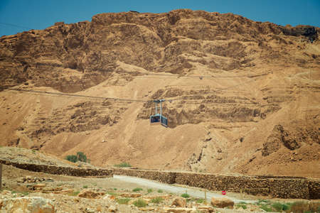 Mountain views in Israel, Masadaの写真素材