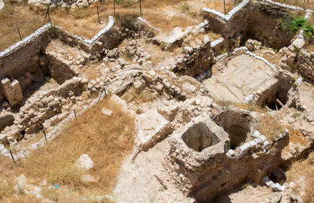 excavations in the Old City of Jerusalemの写真素材