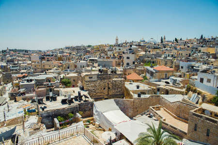residential district in Jerusalem view from aboveの写真素材