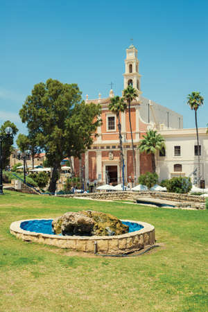 the old city of Jaffa in Tel Avivの写真素材