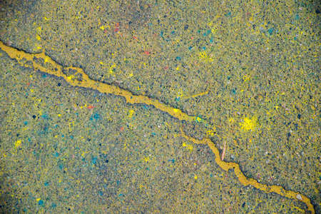 asphalt in various colors as a backgroundの写真素材