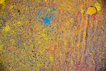 asphalt in various colors as a backgroundの写真素材