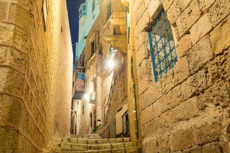 stone old city Jaffa in Tel Avivの写真素材
