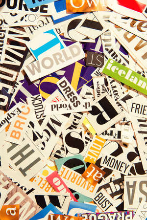 Abstract background with lettersの写真素材