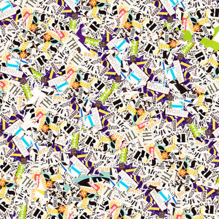 Abstract background with letters