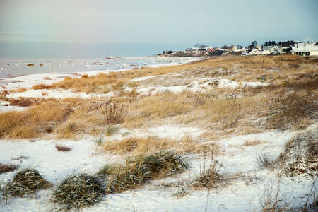 winter landscape in Swedenの写真素材