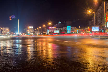 The Victory Square in Kievのeditorial素材