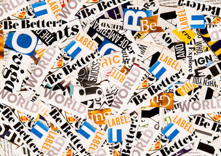 Abstract background with lettersの写真素材
