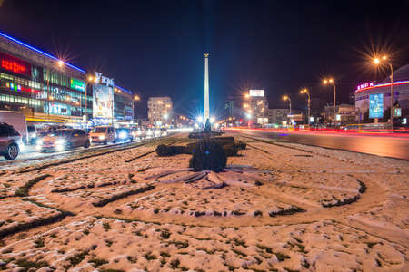 The Victory Square in Kievのeditorial素材