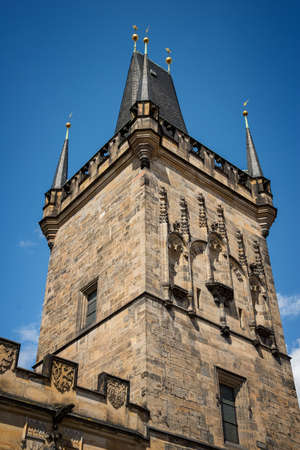 Charles Bridge Towerの写真素材