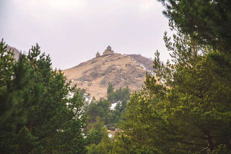 Gergeti Trinity Churchの写真素材