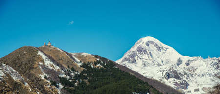Mount Kazbek  in Georgia