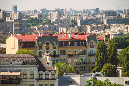 Kiev the capital of Ukraine, top view