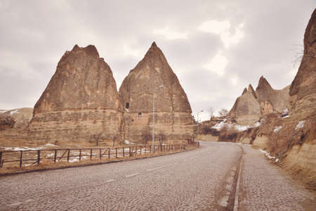 Cappadocia  is a historical region in Central Anatolia, Turkeyの写真素材