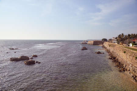 view of the coast of Galle, Sri Lanka