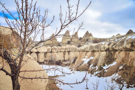 Cappadocia  is a historical region in Central Anatolia, Turkeyの写真素材