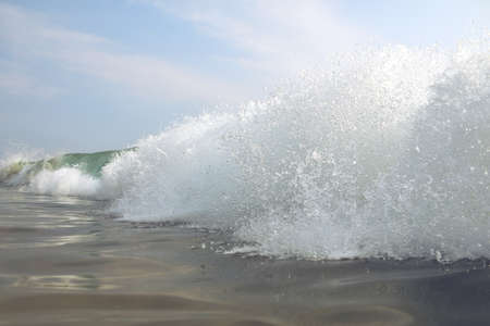 Beautiful wave in the ocean as a background