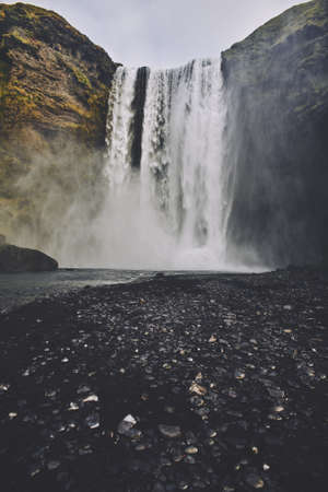 Skogafoss  is a waterfall in Iceland