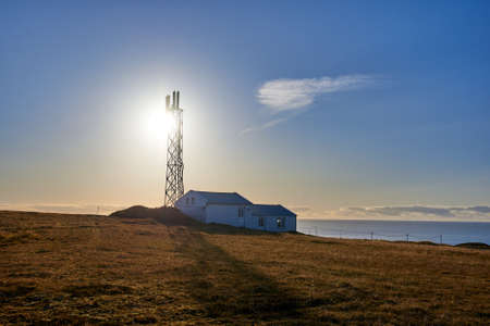 The Dyrholaey lighthouse in Iceland