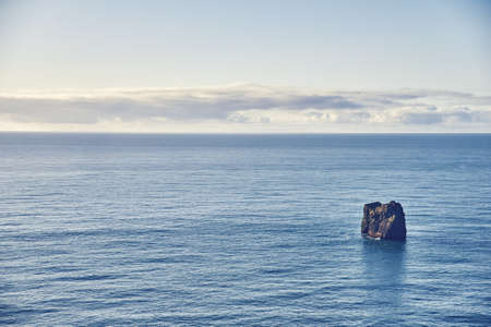 beautiful view of the coast in Icelandの写真素材