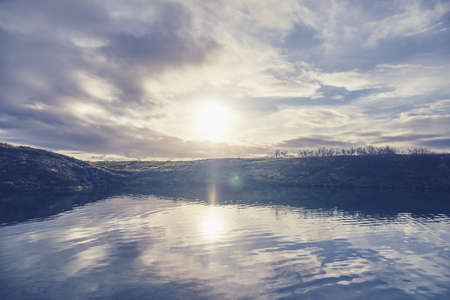 Autumn landscape in The Thingvellir National Parkの写真素材