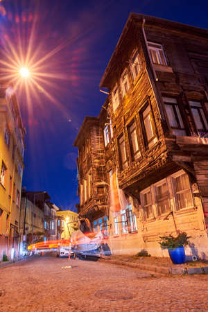Old houses in ancient Istanbulの写真素材