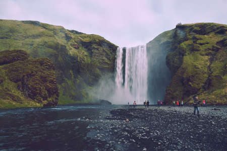 Skogafoss  is a waterfall in Iceland