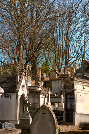 Pere Lachaise Cemetery in Paris,  Franceのeditorial素材