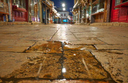 SKOPJE, MACEDONIA -AUGUST 7 2018: Streets of the Old Cityのeditorial素材