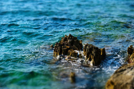 Ionic Sea Coast close upの写真素材