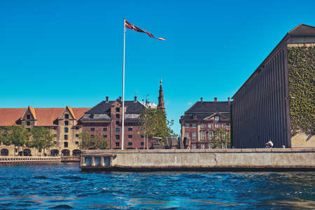 Christianshavn is a neighbourhood in Copenhagen, Denmark.の写真素材