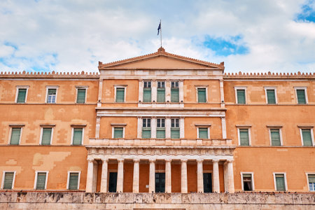 The Hellenic Parliament  is the parliament of Greeceのeditorial素材