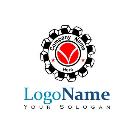 Pictorial Mark logo template for Organizationのイラスト素材