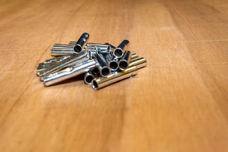 ferrules for compressing electric conductors in industry of different sizes.