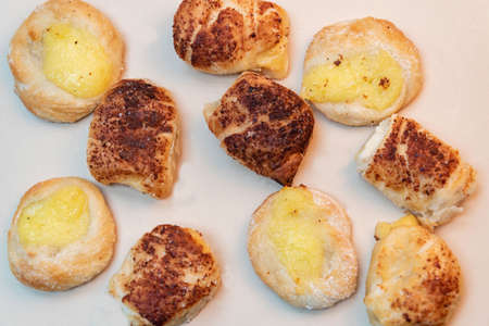 Baked biscuits for the whole family, sweet and savory for all tastesの写真素材